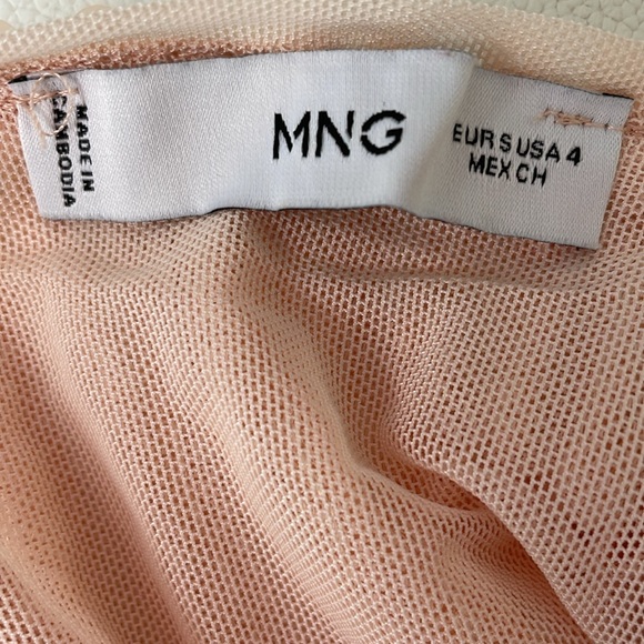 Mango Sequin mini dress. Size: 4 - Picture 4 of 4